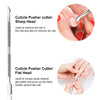 FACEMADE Nail Cuticle Nipper Set, Stainless Steel Cuticle Trimmer with Stainless Steel Dual End Pusher, Nail
